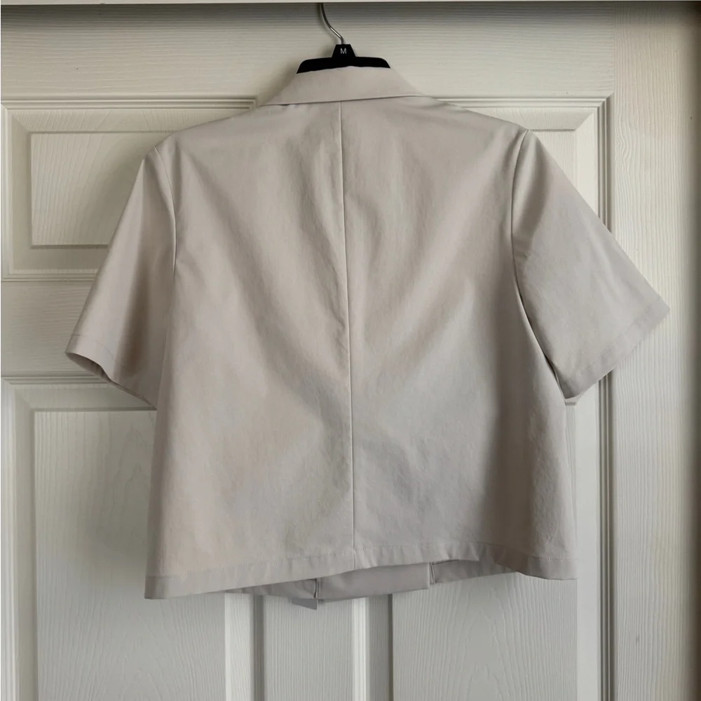 NWT GU Cream Short Sleeve Blazer - Picture 5 of 7
